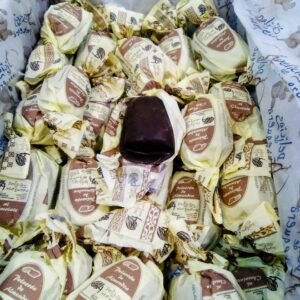 Polvorón chocolate negro